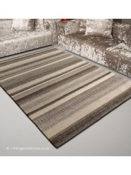 Ocean Stripes Grey Rug - Thumbnail - 2