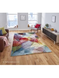 Sunrise Leaves Rug - Thumbnail - 2