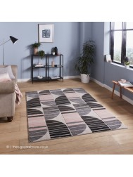 Ferla Grey Rose Rug - Thumbnail - 2