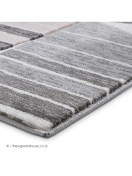 Ferla Grey Rose Rug - Thumbnail - 4