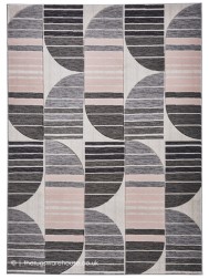 Ferla Grey Rose Rug - Thumbnail - 9