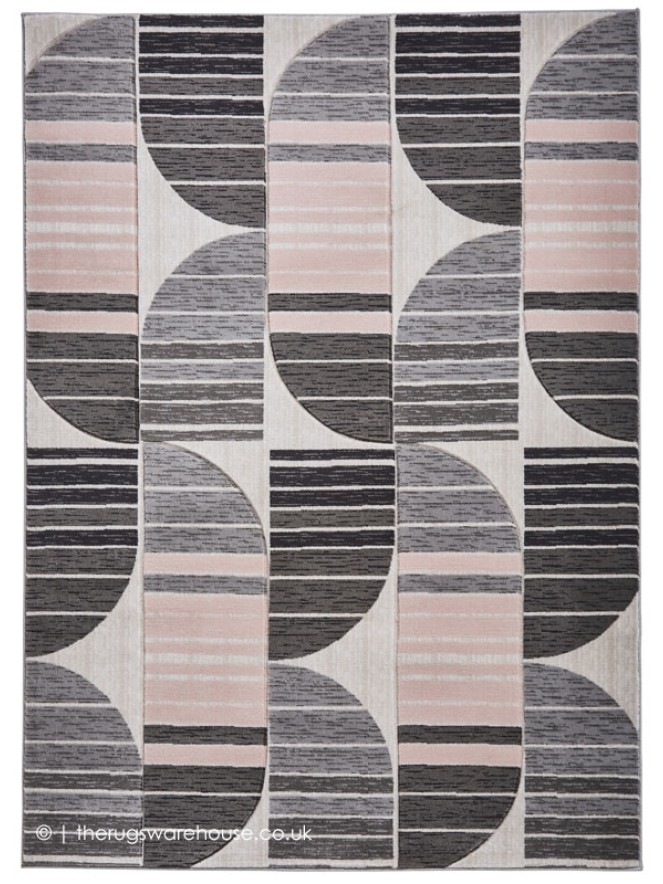 Ferla Grey Rose Rug - 9