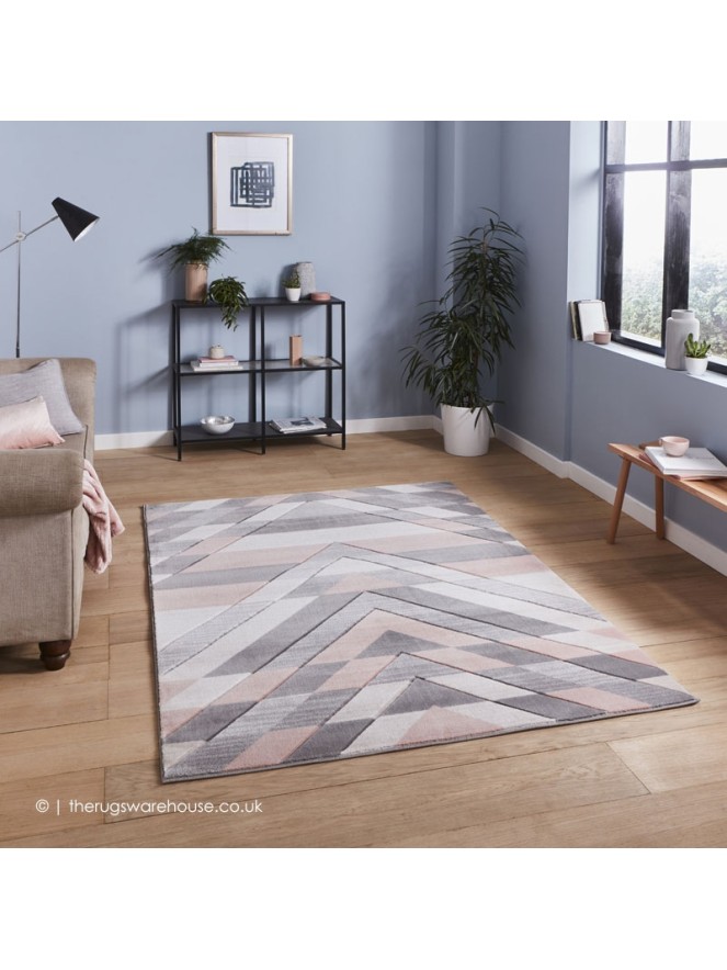 Sensor Grey Rose Rug - 2