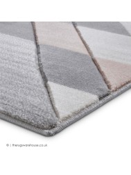 Sensor Grey Rose Rug - Thumbnail - 4