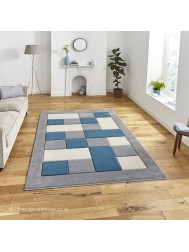 Sutu Grey Blue Rug - Thumbnail - 2