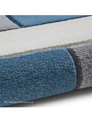 Sutu Grey Blue Rug - Thumbnail - 5