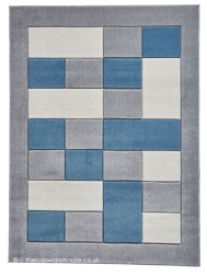 Sutu Grey Blue Rug - Thumbnail - 9