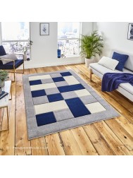 Sutu Grey Navy Rug - Thumbnail - 2