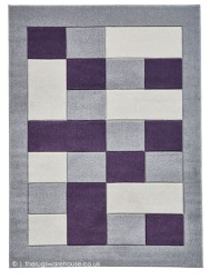 Sutu Grey Purple Rug - Thumbnail - 9