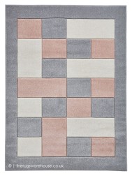 Sutu Grey Pink Rug - Thumbnail - 9