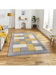 Sutu Grey Yellow Rug - Thumbnail - 2