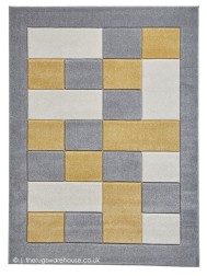 Sutu Grey Yellow Rug - Thumbnail - 9