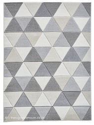 Soma Grey Beige Rug - Thumbnail - 9