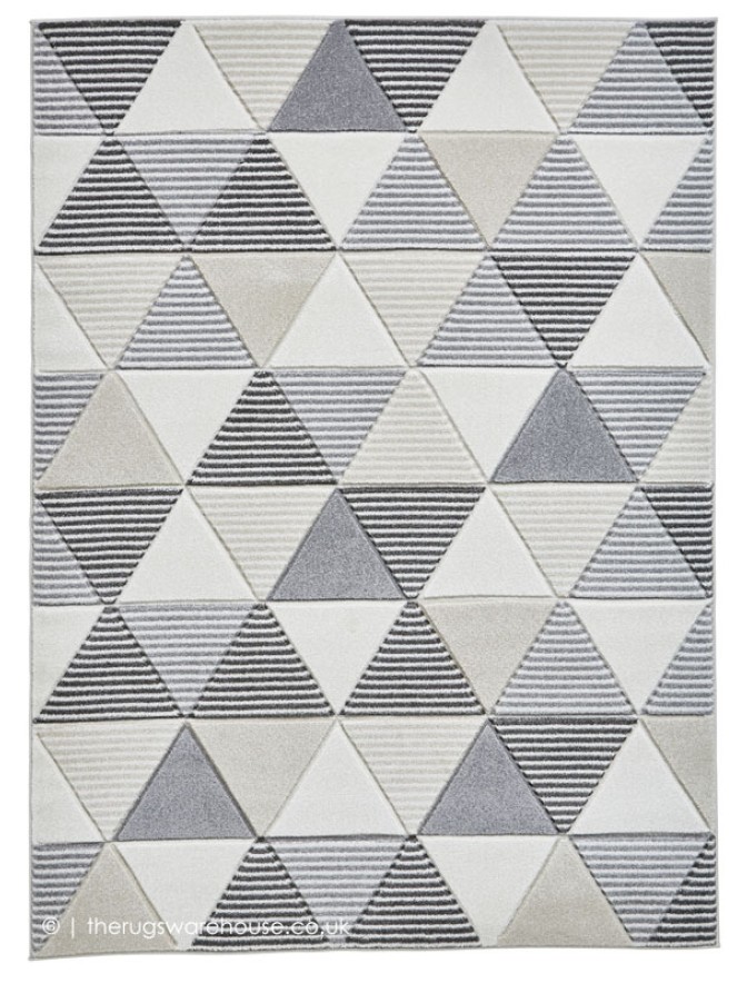 Soma Grey Beige Rug - 9