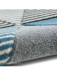 Soma Grey Blue Rug - Thumbnail - 5