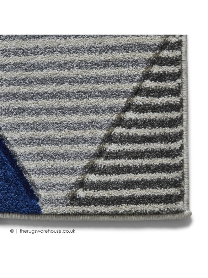 Soma Grey Navy Rug - 6