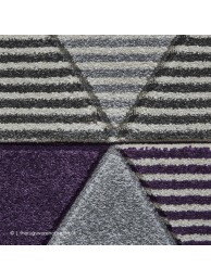 Soma Grey Purple Rug - Thumbnail - 8