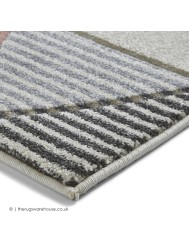 Soma Grey Pink Rug - Thumbnail - 4