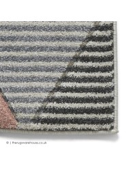 Soma Grey Pink Rug - Thumbnail - 6