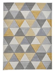 Soma Grey Yellow Rug - Thumbnail - 9