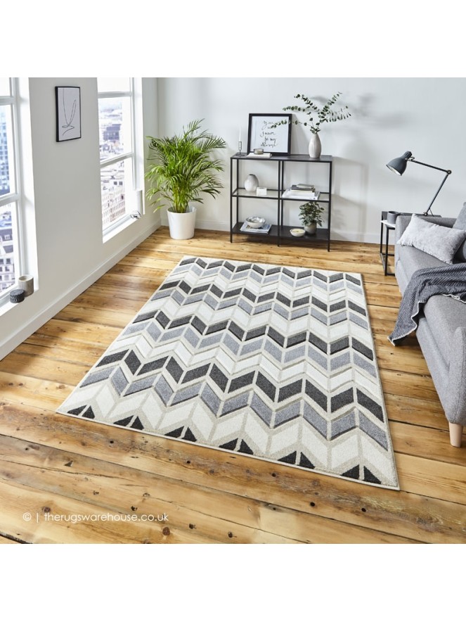 Vola Grey Beige Rug - 2