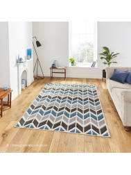 Vola Grey Blue Rug - Thumbnail - 2