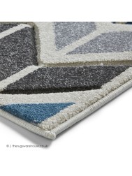 Vola Grey Blue Rug - Thumbnail - 4