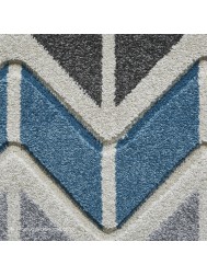 Vola Grey Blue Rug - Thumbnail - 8