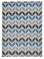 Vola Grey Blue Rug - Thumbnail - 9