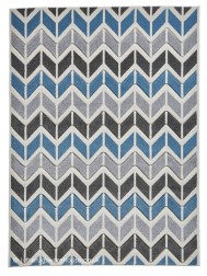 Vola Grey Blue Rug - Thumbnail - 9