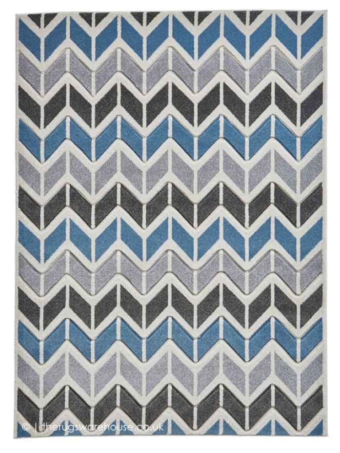 Vola Grey Blue Rug - 9