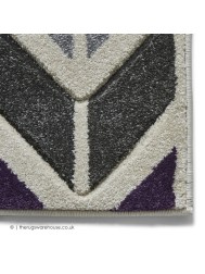 Vola Grey Purple Rug - Thumbnail - 6