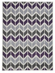 Vola Grey Purple Rug - Thumbnail - 9