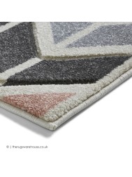 Vola Grey Pink Rug - Thumbnail - 4