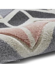 Vola Grey Pink Rug - Thumbnail - 5