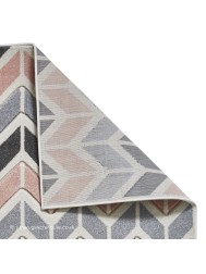 Vola Grey Pink Rug - Thumbnail - 7