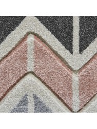 Vola Grey Pink Rug - Thumbnail - 8