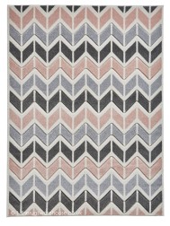 Vola Grey Pink Rug - Thumbnail - 9