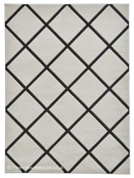 Sava Cream Black Rug - Thumbnail - 9