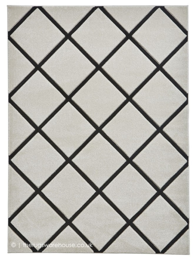 Sava Cream Black Rug - 9