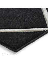 Sava Black White Rug - Thumbnail - 4