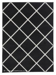 Sava Black White Rug - Thumbnail - 9