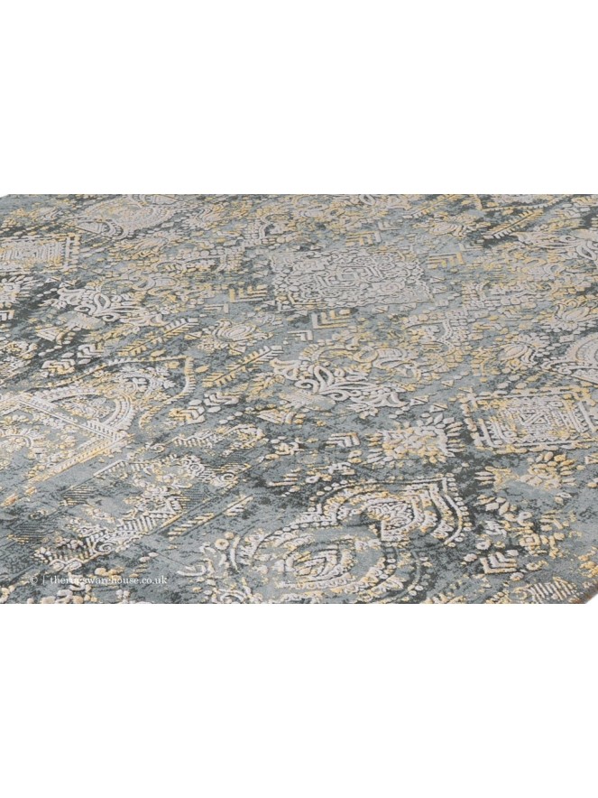 Orsay Grey Yellow Rug - 4