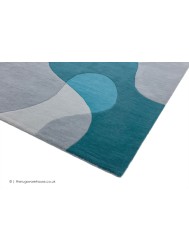 Arc Teal Rug - Thumbnail - 4