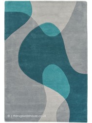 Arc Teal Rug - Thumbnail - 6