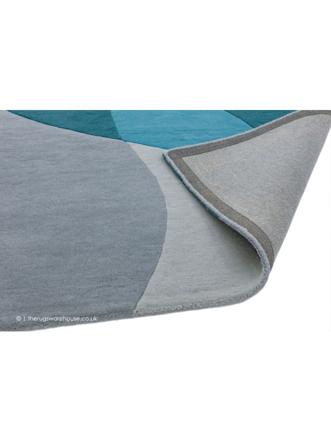 Arc Teal Rug - 5