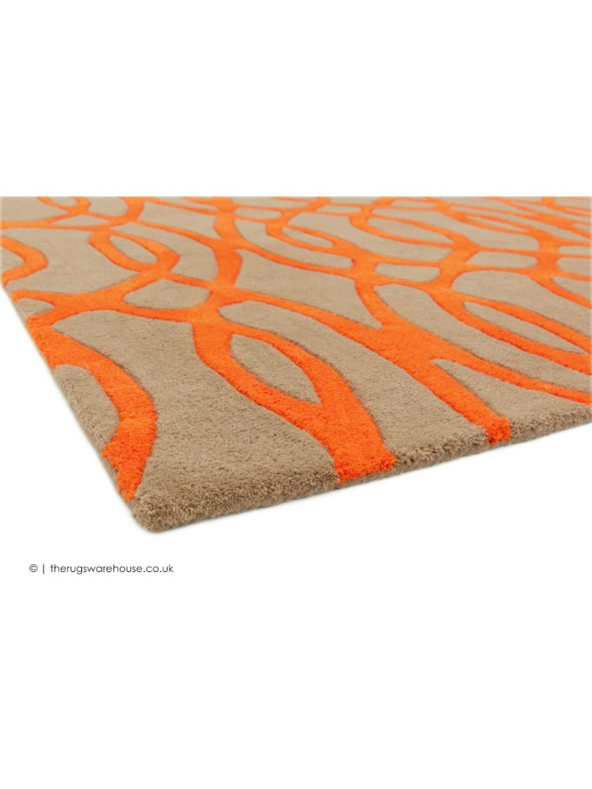 Wire Orange Rug - 3