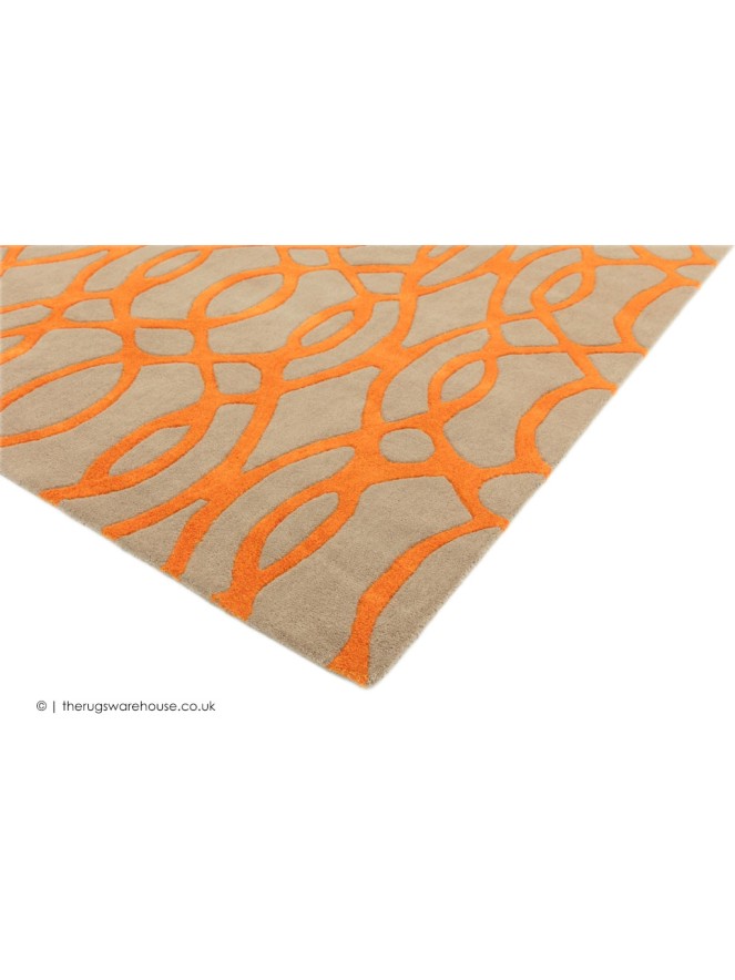 Wire Orange Rug - 4