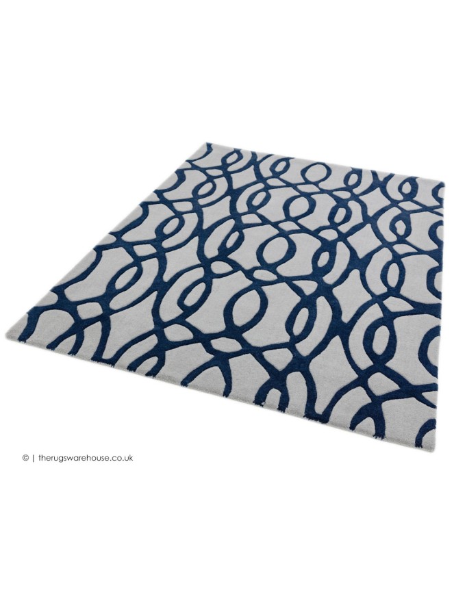 Wire Blue Rug - 6