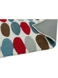 Sofia Red Teal Rug - Thumbnail - 4